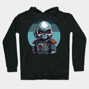 skull astronaut Hoodie